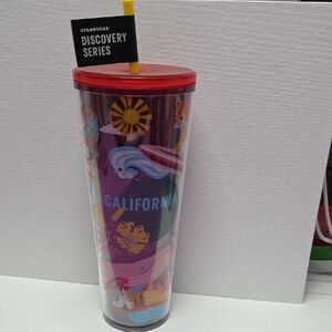 Starbucks Red/ Multicolor California  Tumbler